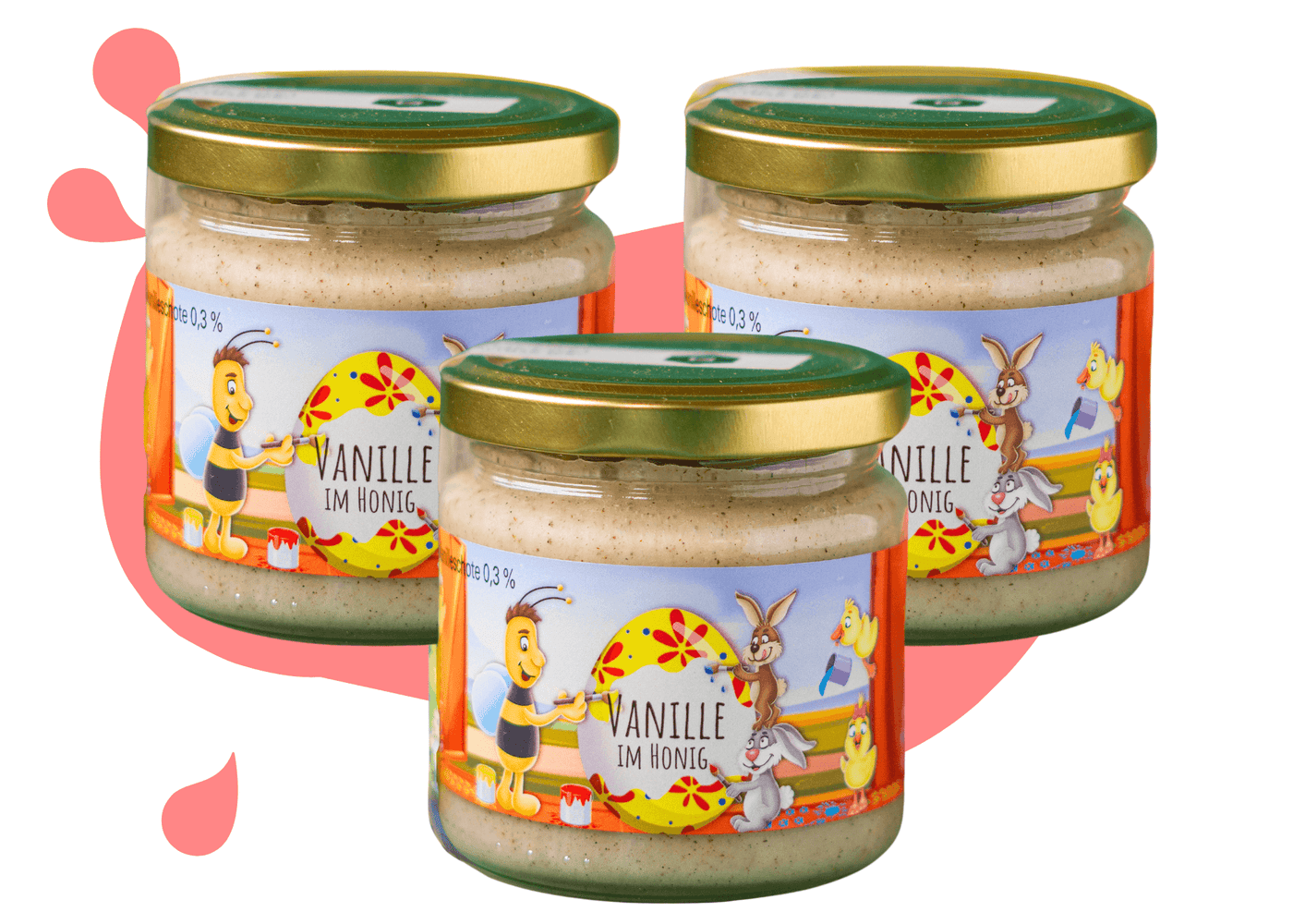 3er Vorteilsset -4% Rabatt Vanille im Honig zu Ostern