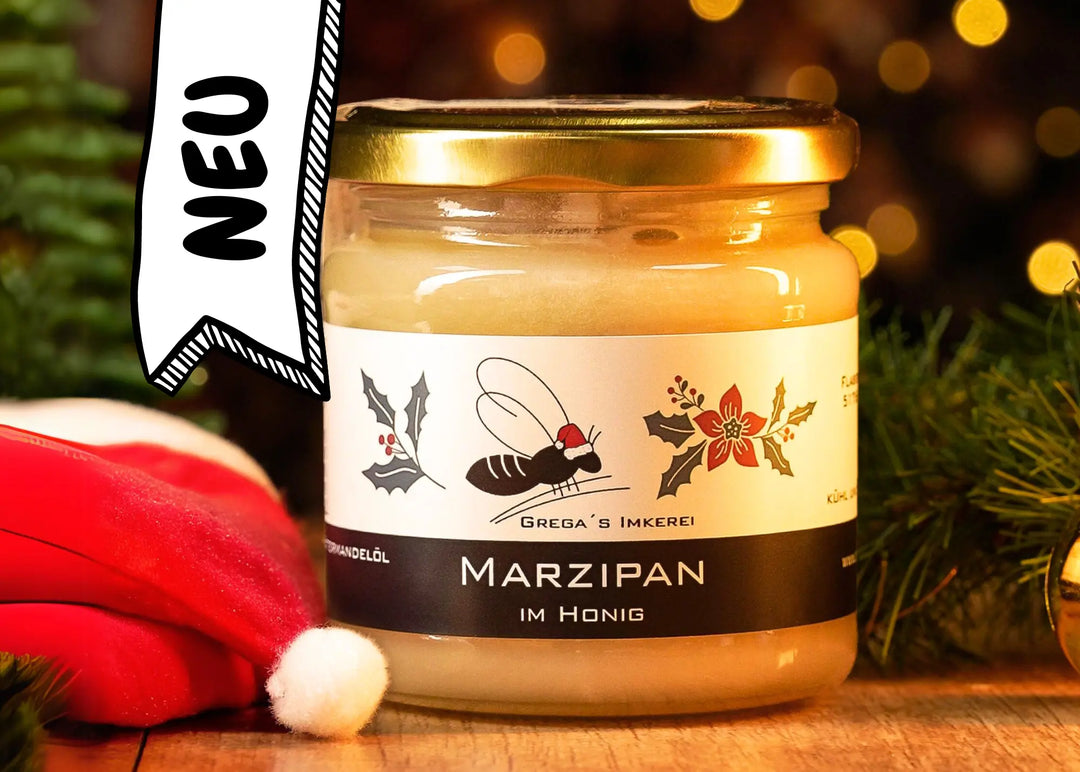 Marzipan im Honig neu bei Grega´s Imkerei