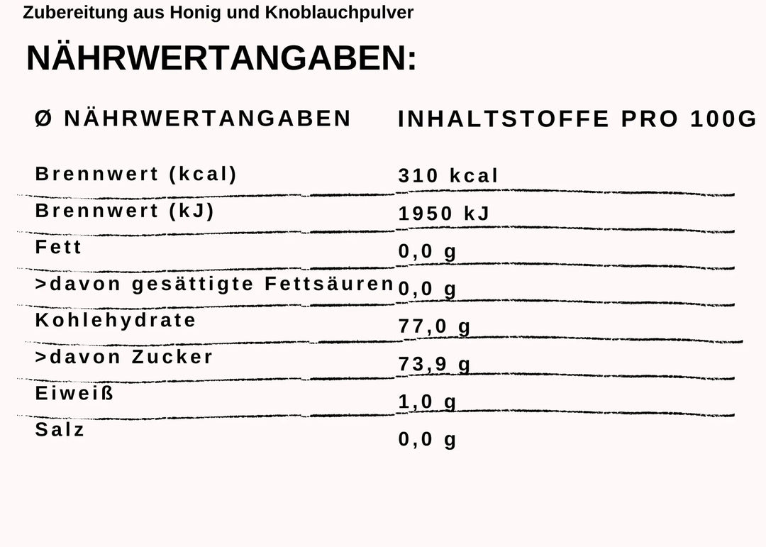 Knoblauch im Honig 250g