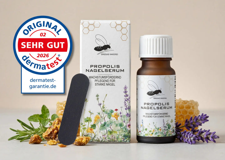 Propolis Nagelserum mit Nagelpfeile