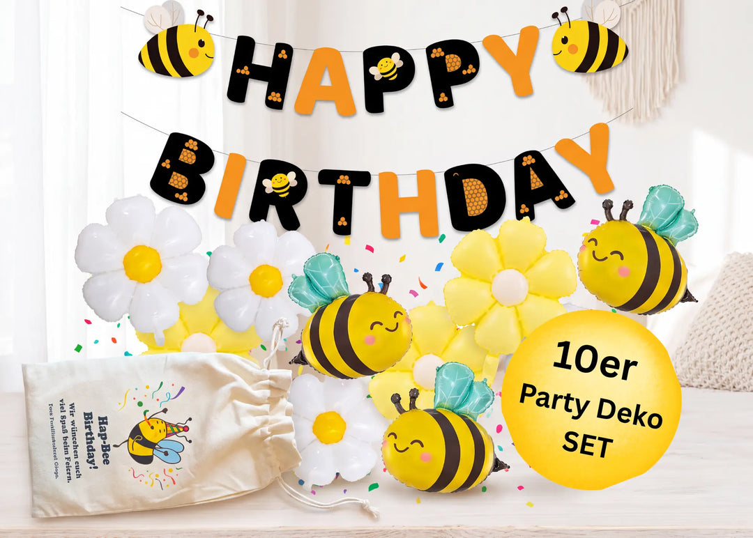 Bienen Party Geburtstagsdeko set