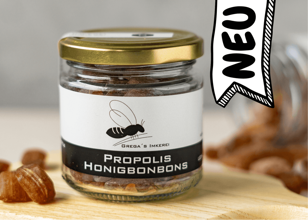 Propolis Honigbonbons 120g im Glas direkt vom Imker