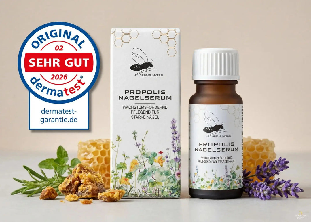 Propolis Nagelserum 10ml direkt vom Imker Dermatest Testsiger 