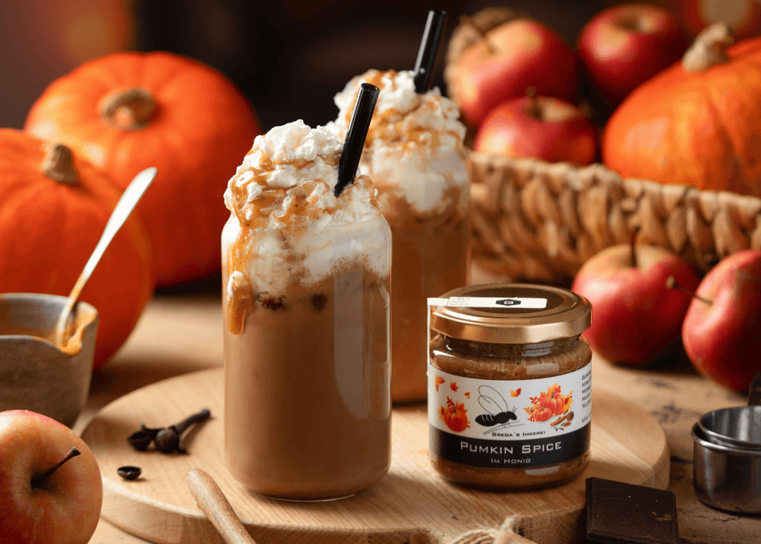 Pumpkin Spice Latte selber machen Rezept mit Pumpkin Spice im Honig