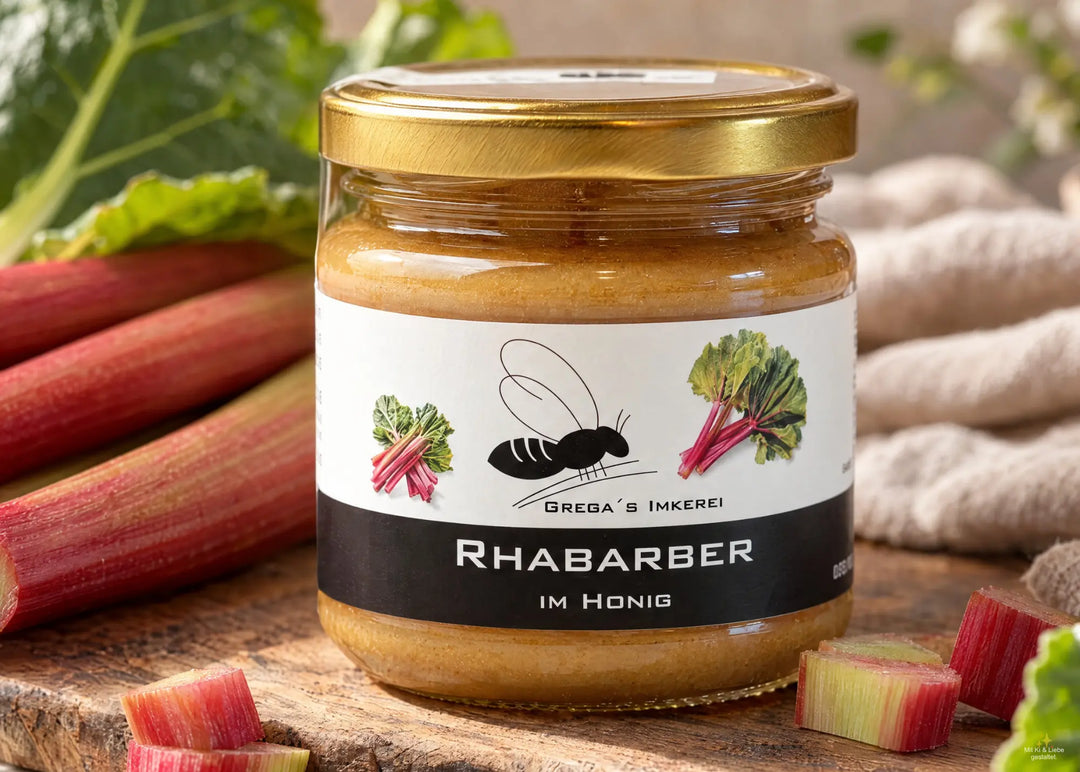 Rhabarber im Honig 250g