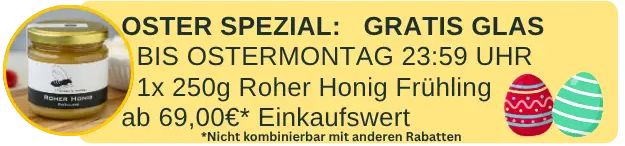 Glas Gratis Roh Honig ab 69€