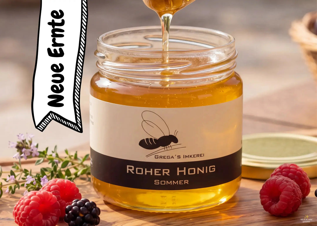 Roher Honig Sommer