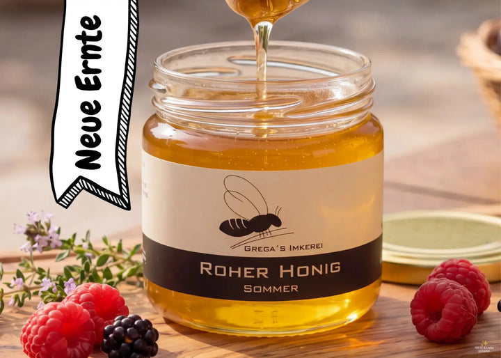Roher Honig Sommer