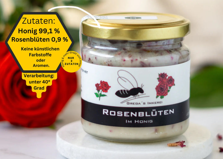 Rosenhonig direkt vom Imker