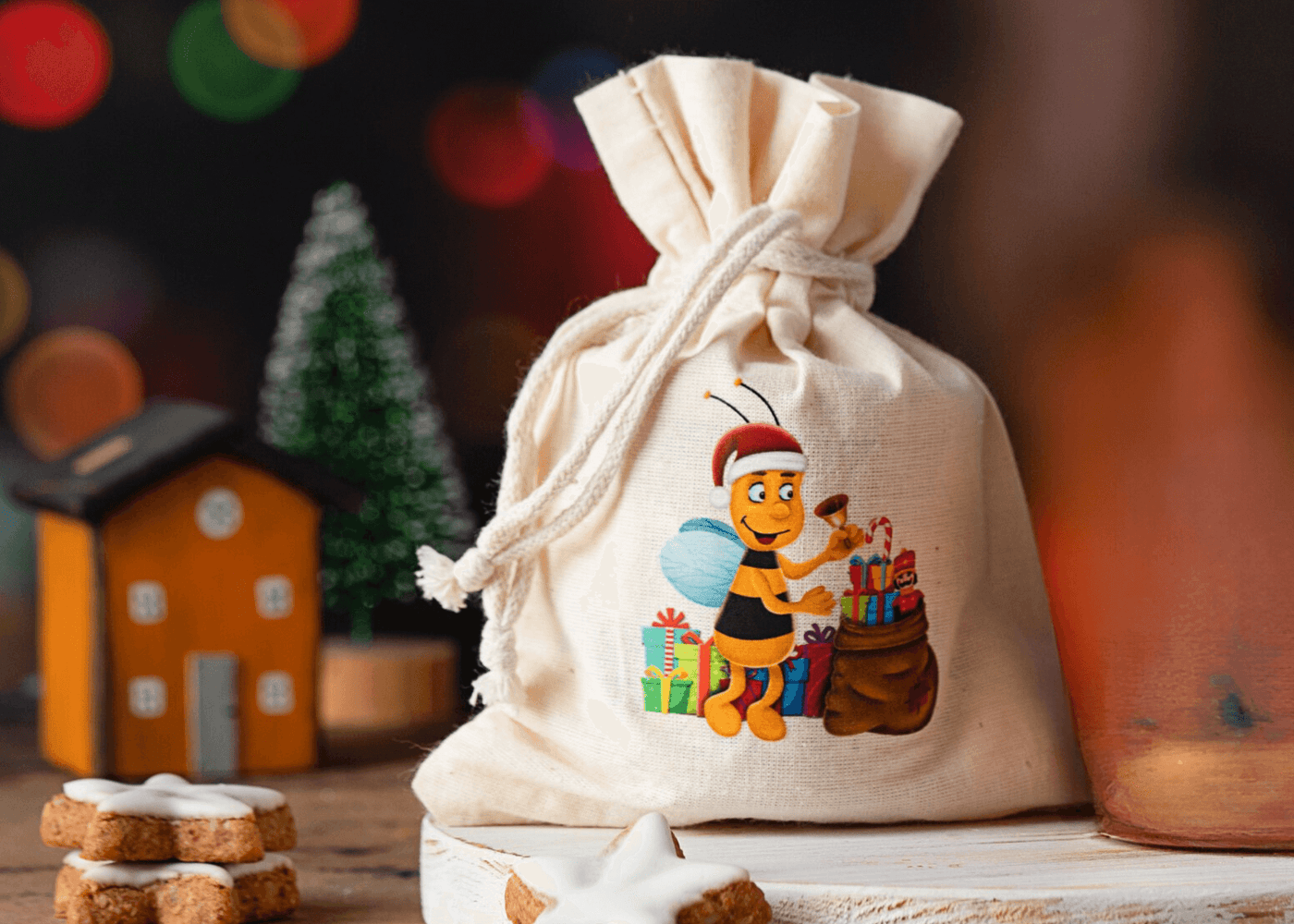 Säckchen Kinder Weihnachtsbiene