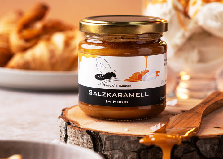 Salzkaramell im Honig 250g von Grega´s Imkerei