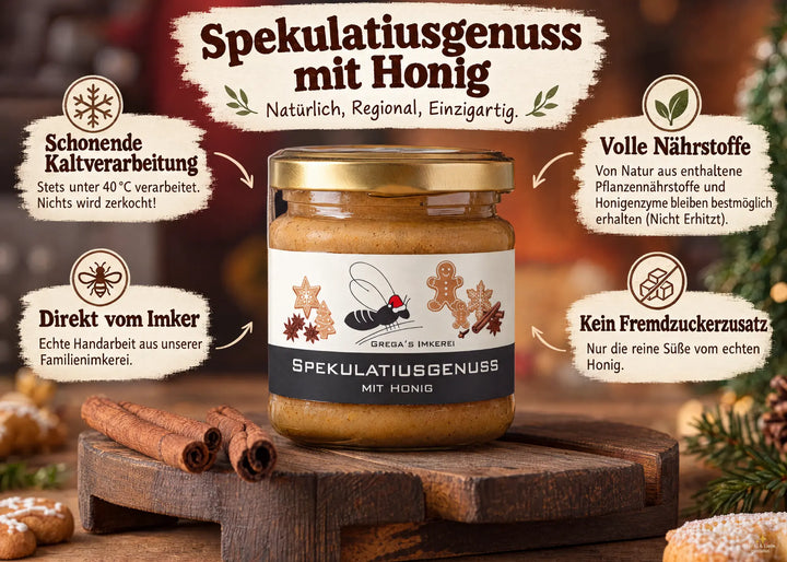Spekulatiusgenuss mit Honig