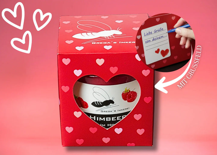 Valentinstag Geschenk Himbeere