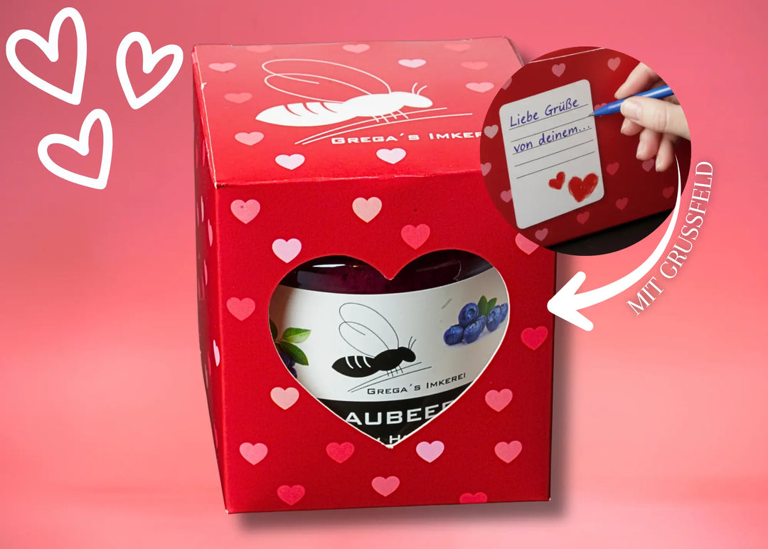 Valentinstag Geschenk Blaubeere