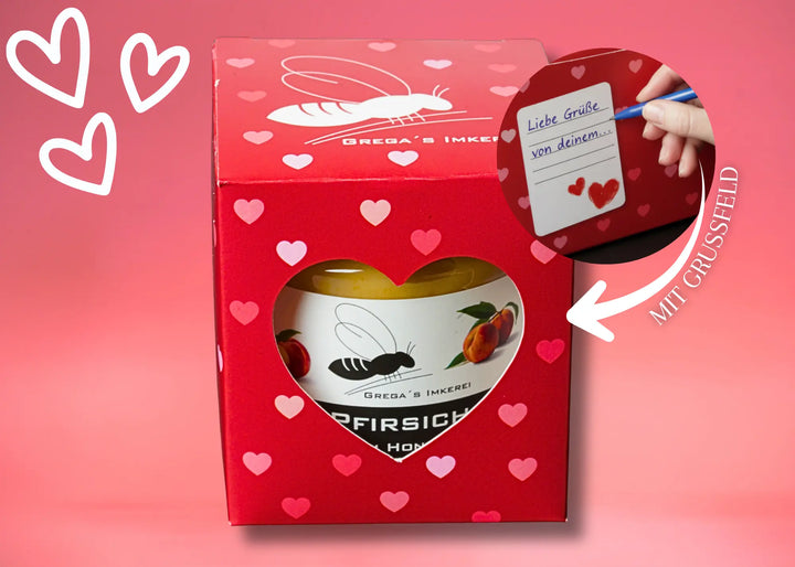  Valentinstag Geschenk Pfirsich