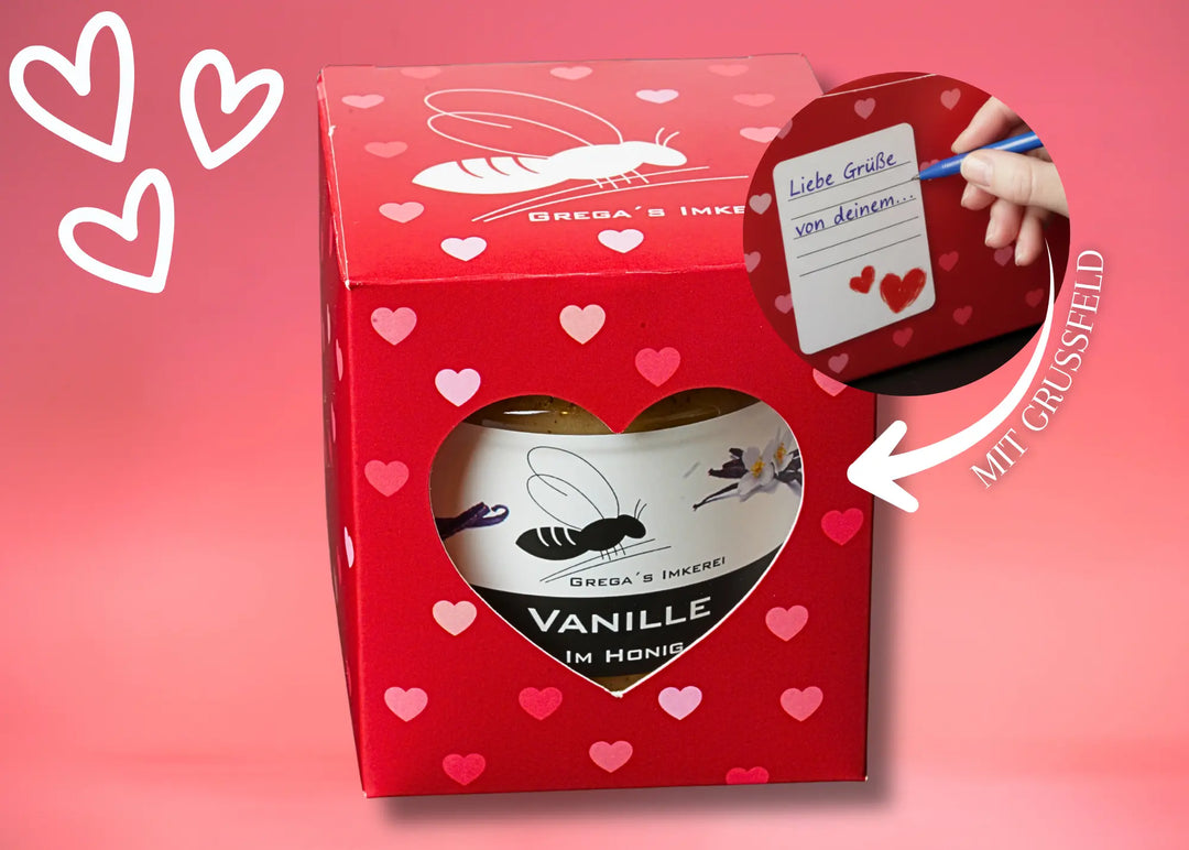 Valentinstag Geschenk Vanille