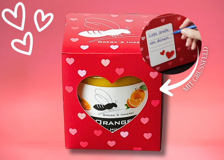 Valentinstag Geschenk Orange
