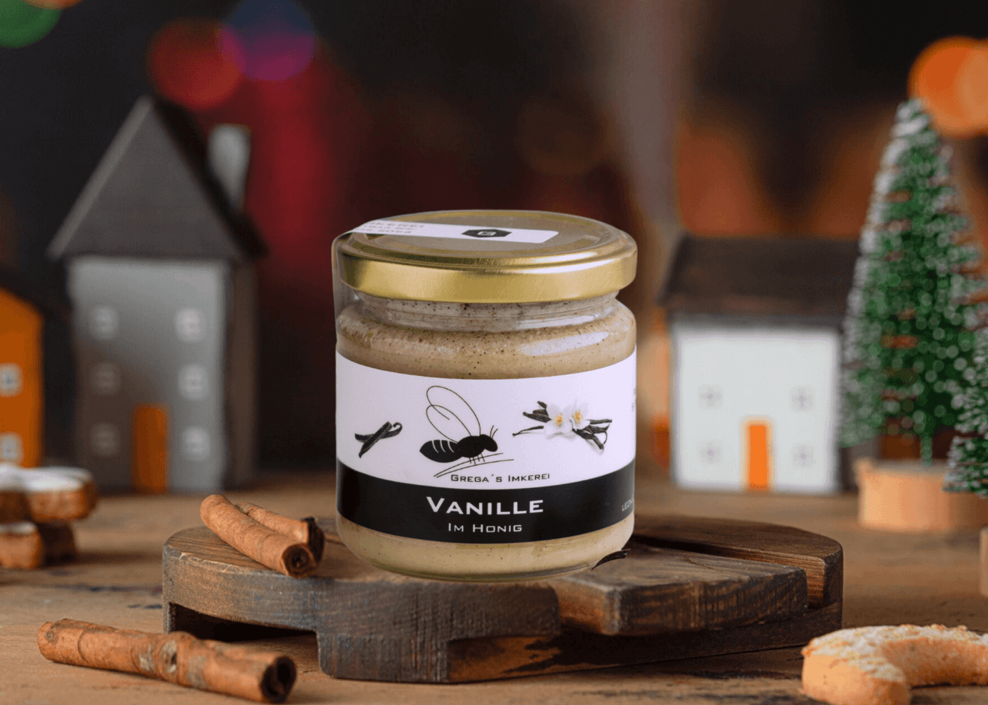 Vanillehonig zu Weihnachten verschenken