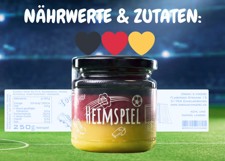 Zutaten vom Deutschland Honig