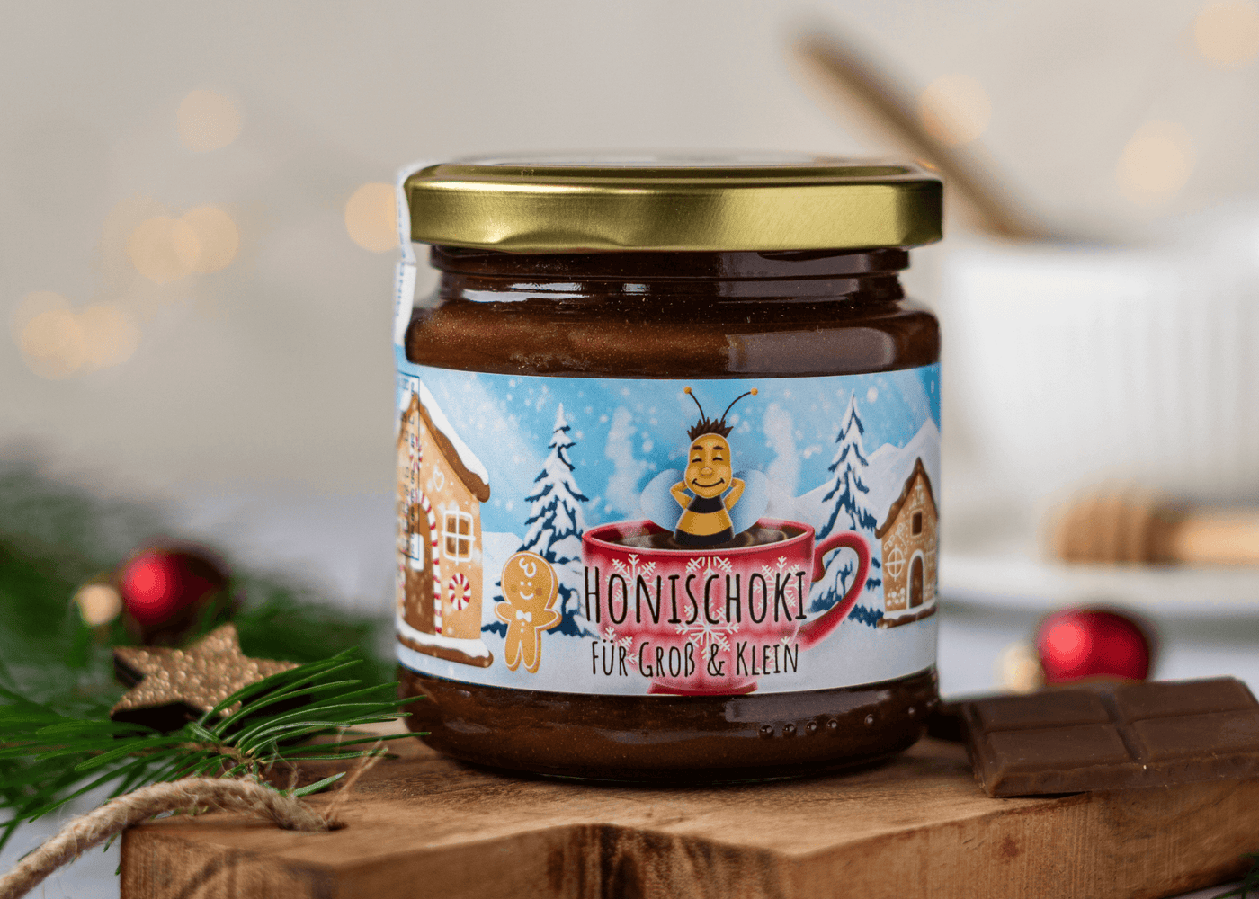 Weihnachtshonig Kakao im Honig von Grega´s Imkerei