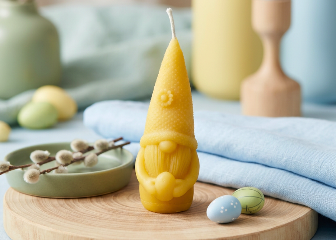 Wichtel Kerze zu Ostern