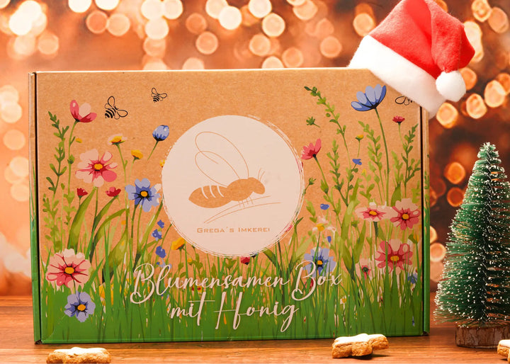 Blumensamen Box mit Honig