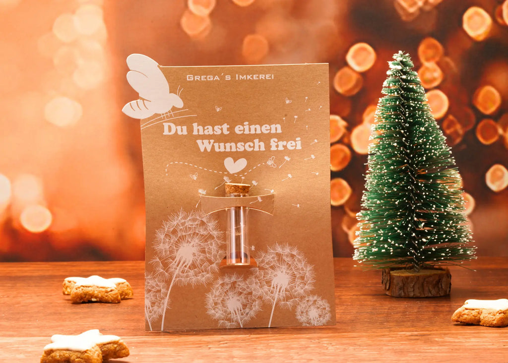 Pusteblume im Glas „Wunscherfüller“