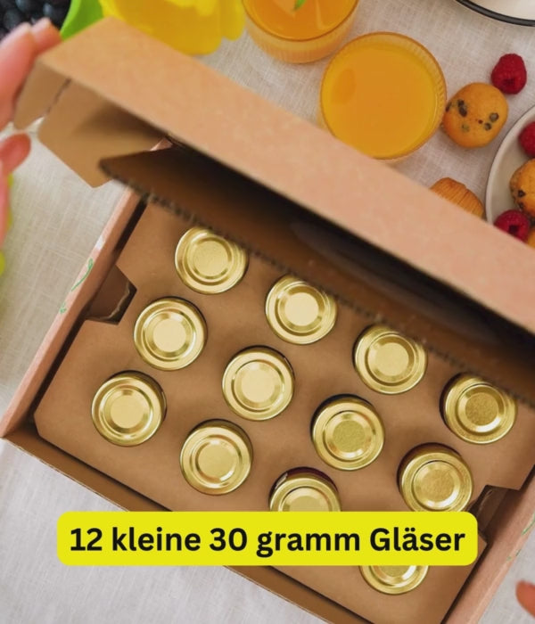 Probiergläser Gregas Imkerei Honig in Geschenkbox