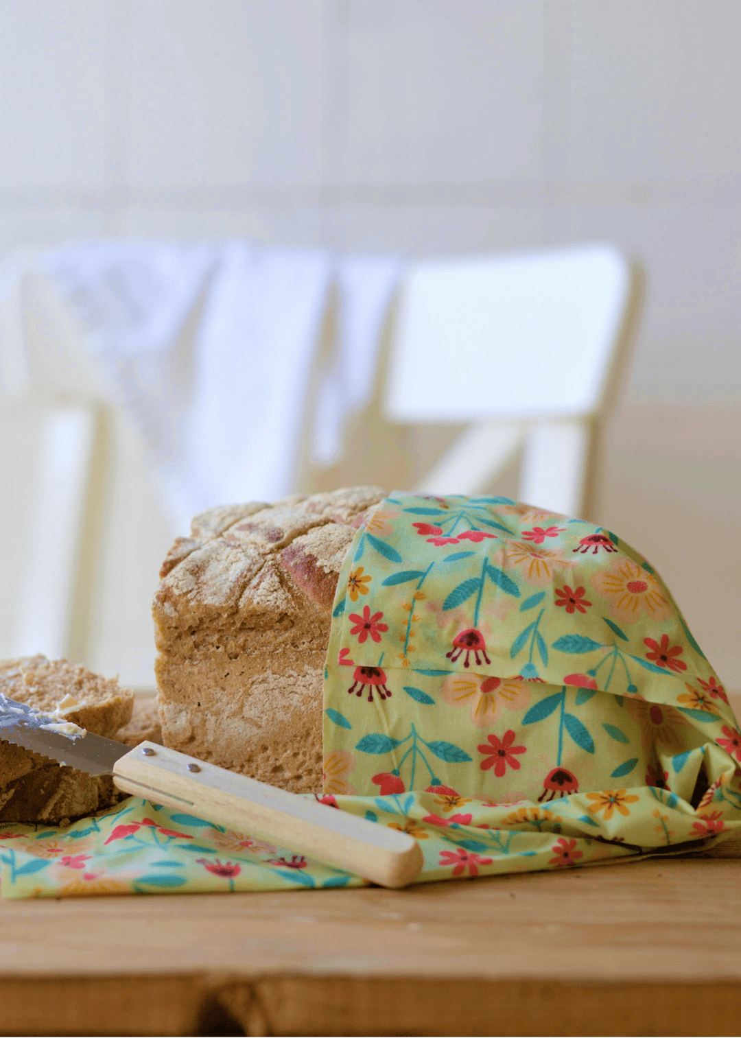 Bienenwachstuch XXL um dein Brot länger frisch zu halten