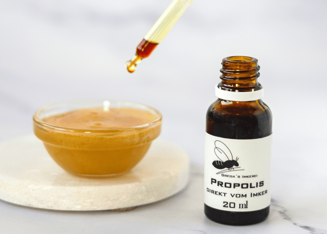 20 % Propilis mit integrierter Pipette. Propolis vom Imker mit Pipette