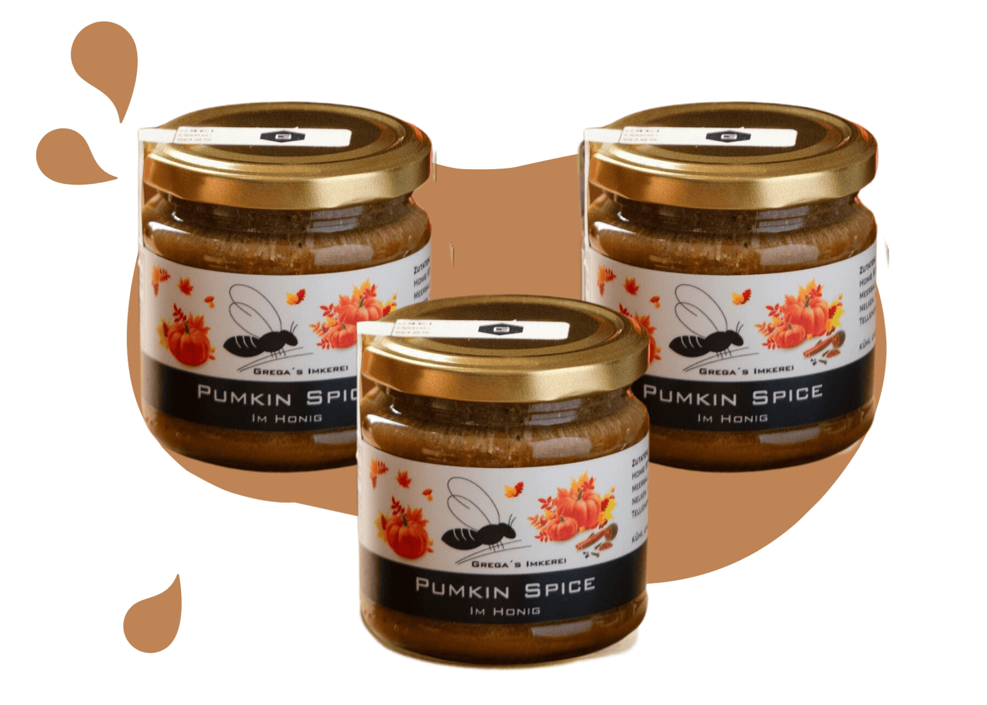 Pumpkin Spice im Honig 3er Vorteilsset