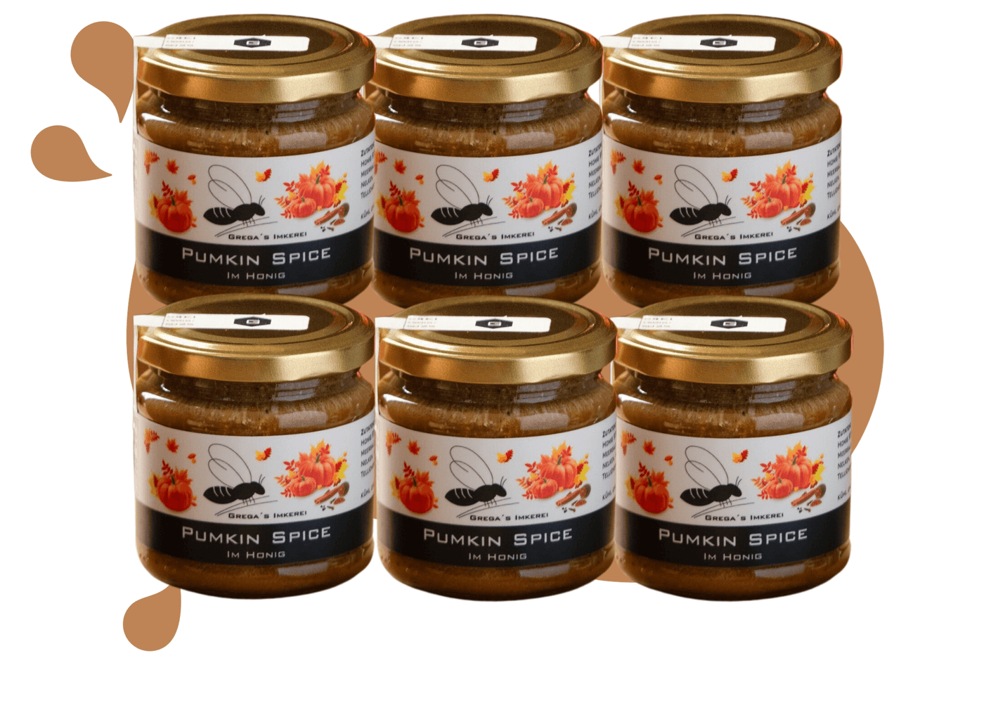 Pumpkin Spice im Honig 6er Vorteilsset