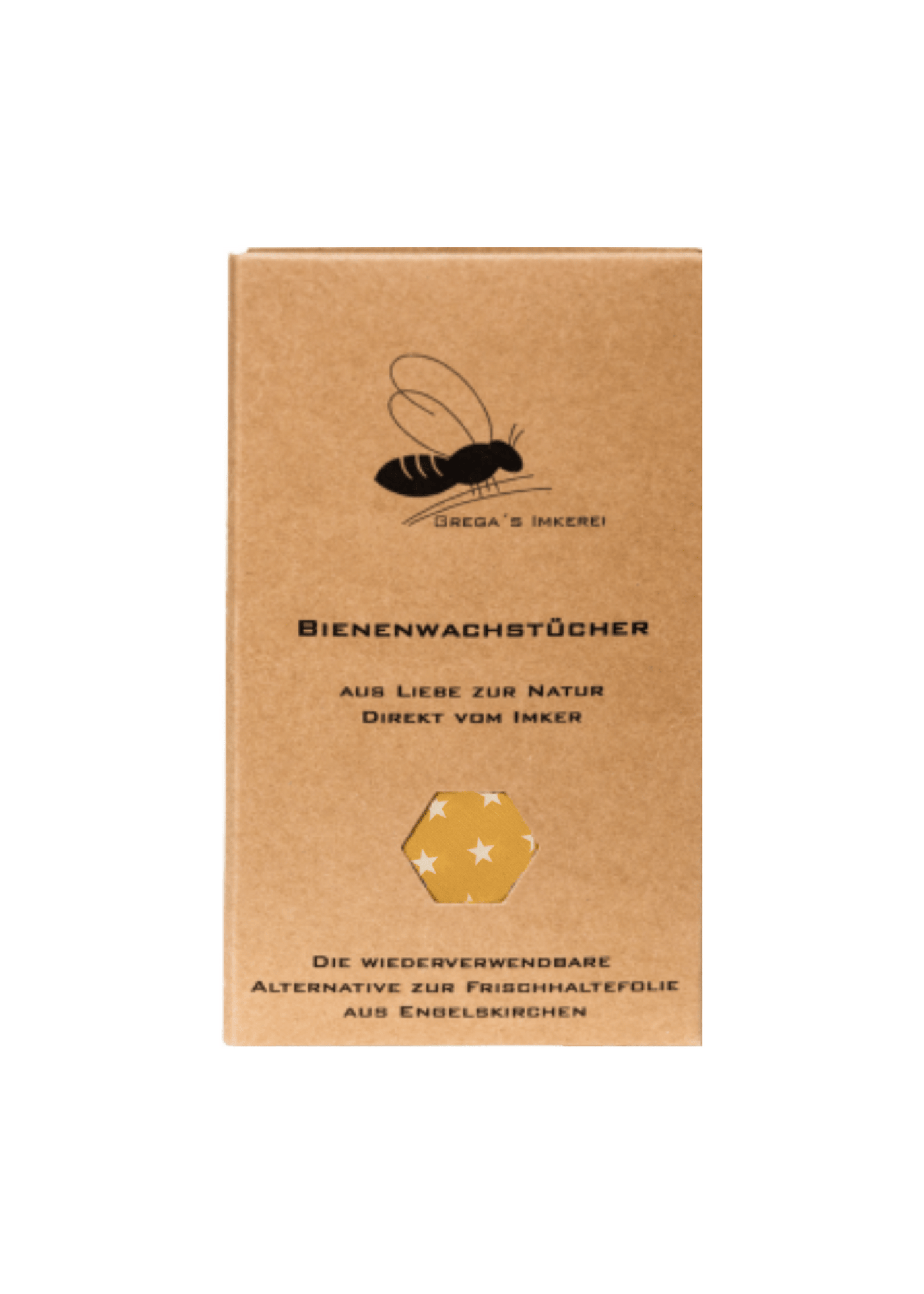 Verpackte Bienenwachstücher von Grega´s Imkerei